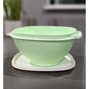 Tupperware Servalier Salad Bowl 12 Cup Pastel Color New